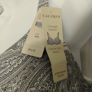 Cacique Intimates & Sleepwear - Cacique Lane Bryant Cotton Boost Plunge 40G bra Cacique Intimates & Sleepwear - Cacique Lane Bryant Cotton Boost Plunge 40G bra